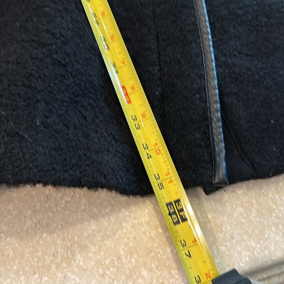 Vince Camputo Wool Black Coat Womens XL - Picture 10 of 14